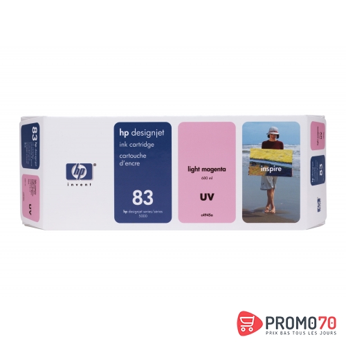 Hp 83 680-ml light magenta designjet uv ink cartridge