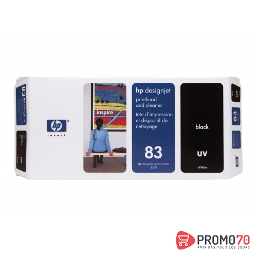 Hp 83 black designjet uv printhead and printhead cleaner