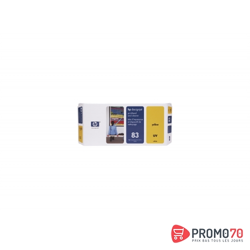 Hp 83 yellow designjet uv printhead and printhead cleaner