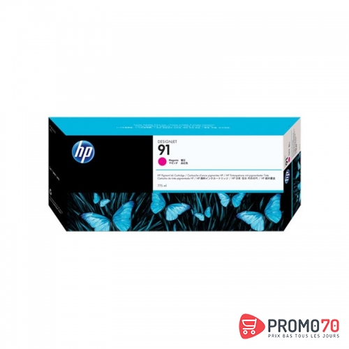 Hp 91 775-ml light cyan designjet pigment ink cartridge