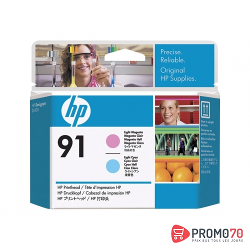 Hp 91 light magenta and light cyan designjet printhead