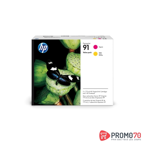 Hp 91 magenta and yellow designjet printhead