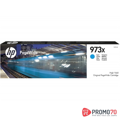 Hp 973x high yield cyan original pagewide cartridge