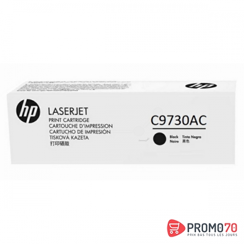 Hp c9730ac black contract original laserjet toner cartridge