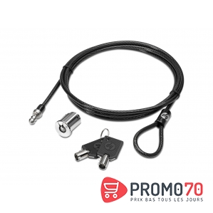 Hp câble de verrouillage avec clé hp essential