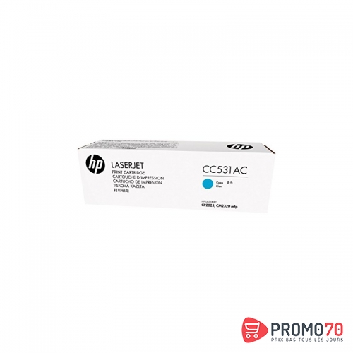 Hp cc531ac cyan contract original laserjet toner cartridge