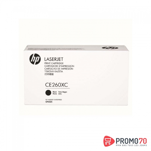 Hp ce260xc high yield black contract original laserjet toner cartridge