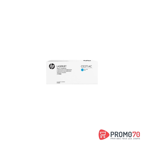 Hp ce271ac cyan contract original laserjet toner cartridge