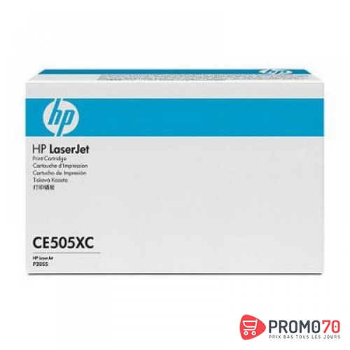 Hp ce505xc high yield black contract original laserjet toner cartridge