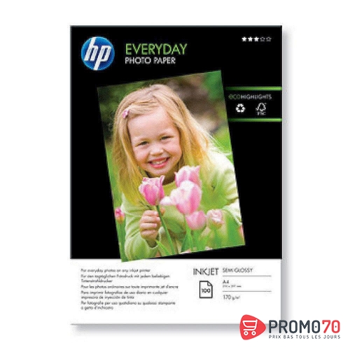 Hp everyday photo paper,semi glossy eu