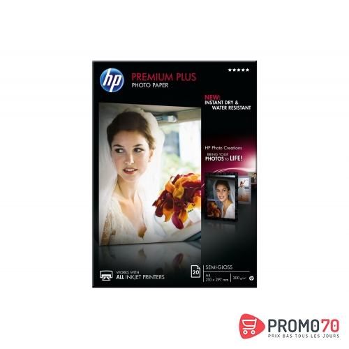 Hp premium plus semi-gloss photo paper-20 sht/a4/210 x 297 mm