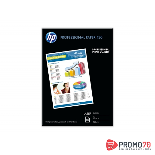 Hp professional glossy laser paper 120 gsm-250 sht/a4/210 x 297 mm