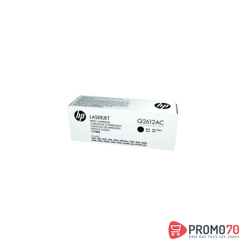 Hp q2612ac black contract original laserjet toner cartridge