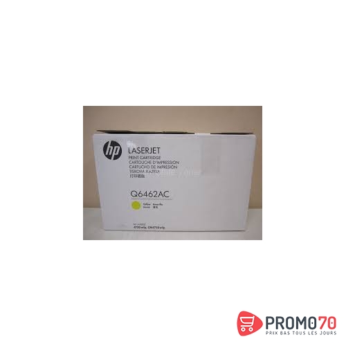 Hp q6462ac yellow contract original laserjet toner cartridge