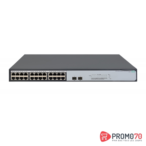 Hpe 1420-24g-2sfp+ 10g uplink switch   [24 ports 10-100-1000 + 2 ports sfp+, l2 unmanaged]
