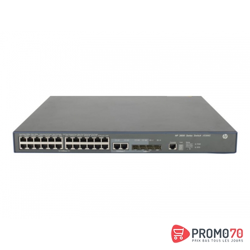 Hpe 3600 24 poe+ v2 si switch [24 ports 10-100 poe +  2 ports sfp, l3 , full managed]