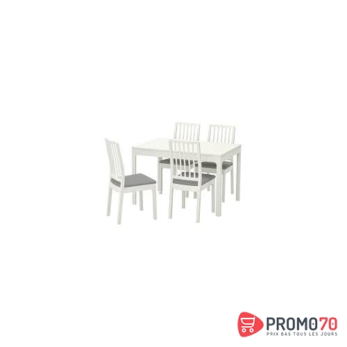 Ingatorp- ingatorp table et 4 chaises, blanc