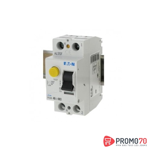 Interrupteur différentiel modulaire ac 2p 40a-300ma