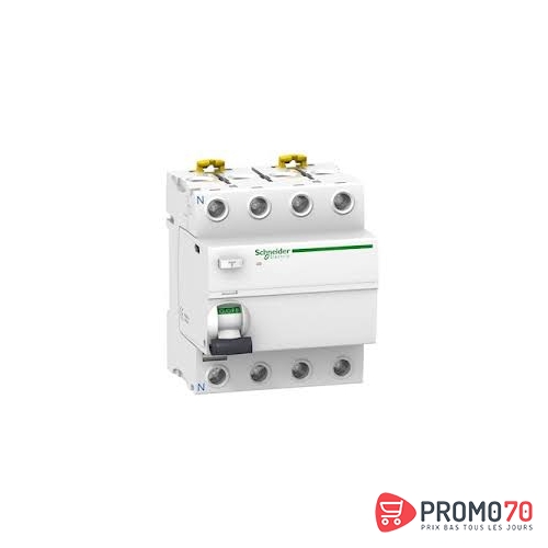 Interrupteur différentiel modulaire ac 4p 25a-30ma