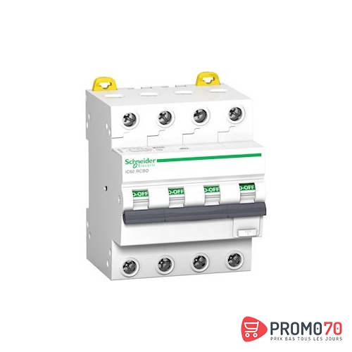Interrupteur différentiel modulaire ac 4p 63a-300ma