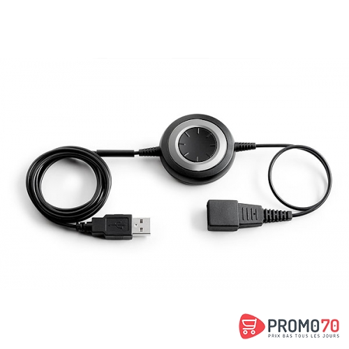 Jabra speak??? 510 speakerphone for uc & bt, usb conference solution, 360-degree-microphone, plug&play, mute and volume button