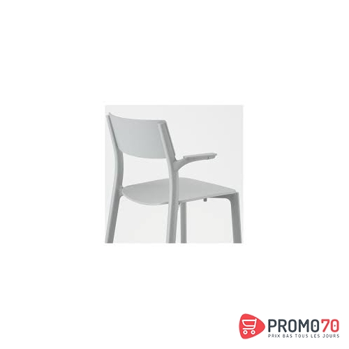 Janinge chaise avec accoudoirs, gris