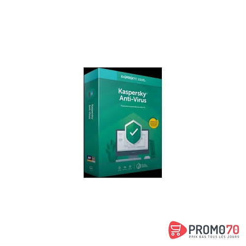 Kaspersky antivirus 2019 3 postes /1 an