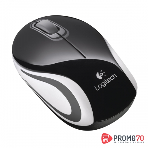 Mini souris sans fil m187 noire