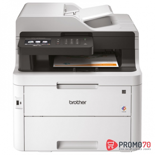 Multifonction 4-en-1 led couleur avec recto-verso et réseau ethernet