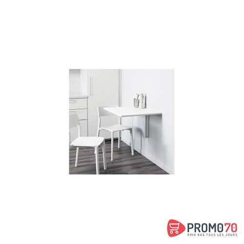 Norberg table murale à rabat, blanc