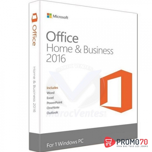 Office home & business 2016 32-bit/x64 fr africa only dvd