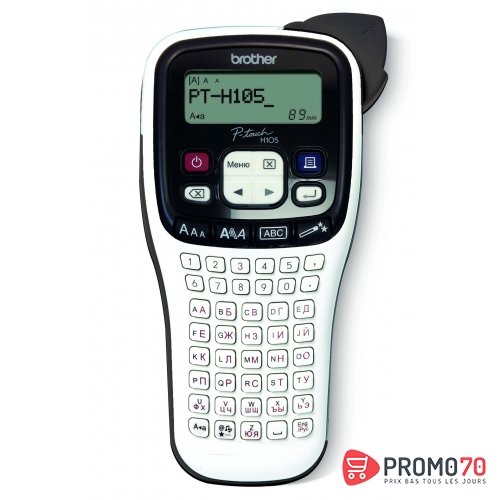 Portable, clavier abc/123, rubans jusqu'à 12mm,vitesse d'impression 20mm/sec