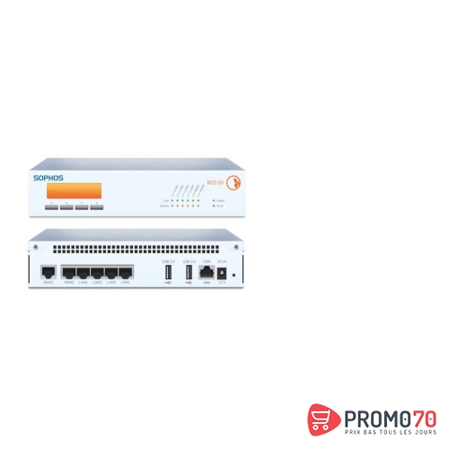 Red 50 appliance, 1-year warranty - with eu/uk power supply