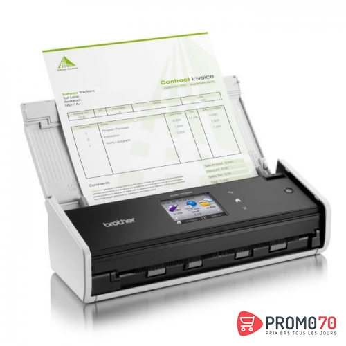 Scanner fixe à defillement recto-verso, réseau et wifi