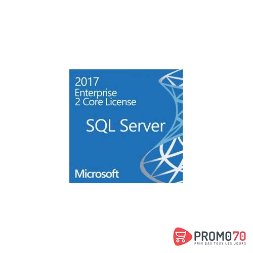 Sql server standard core 2017 sngl olp 2lic nl corelic qlfd (minimum de 2 licences par processeur)