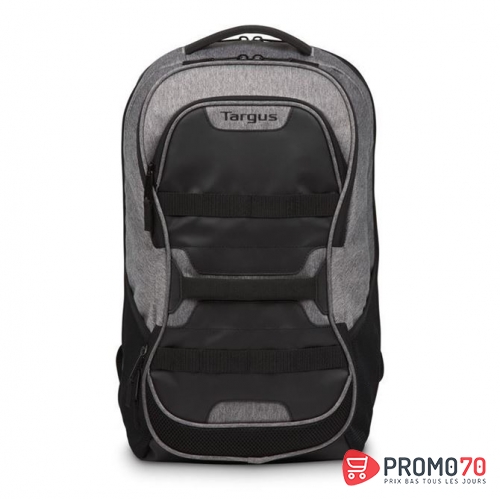 Targus work & play rackets 15.6 laptop backpack black-yellow